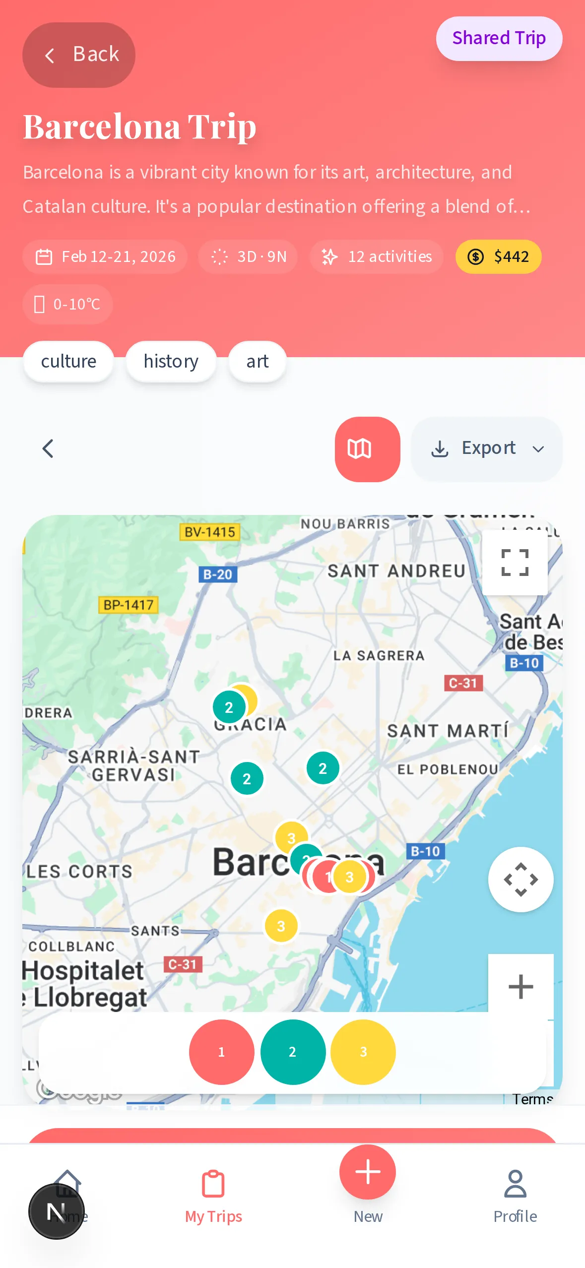 App screenshot