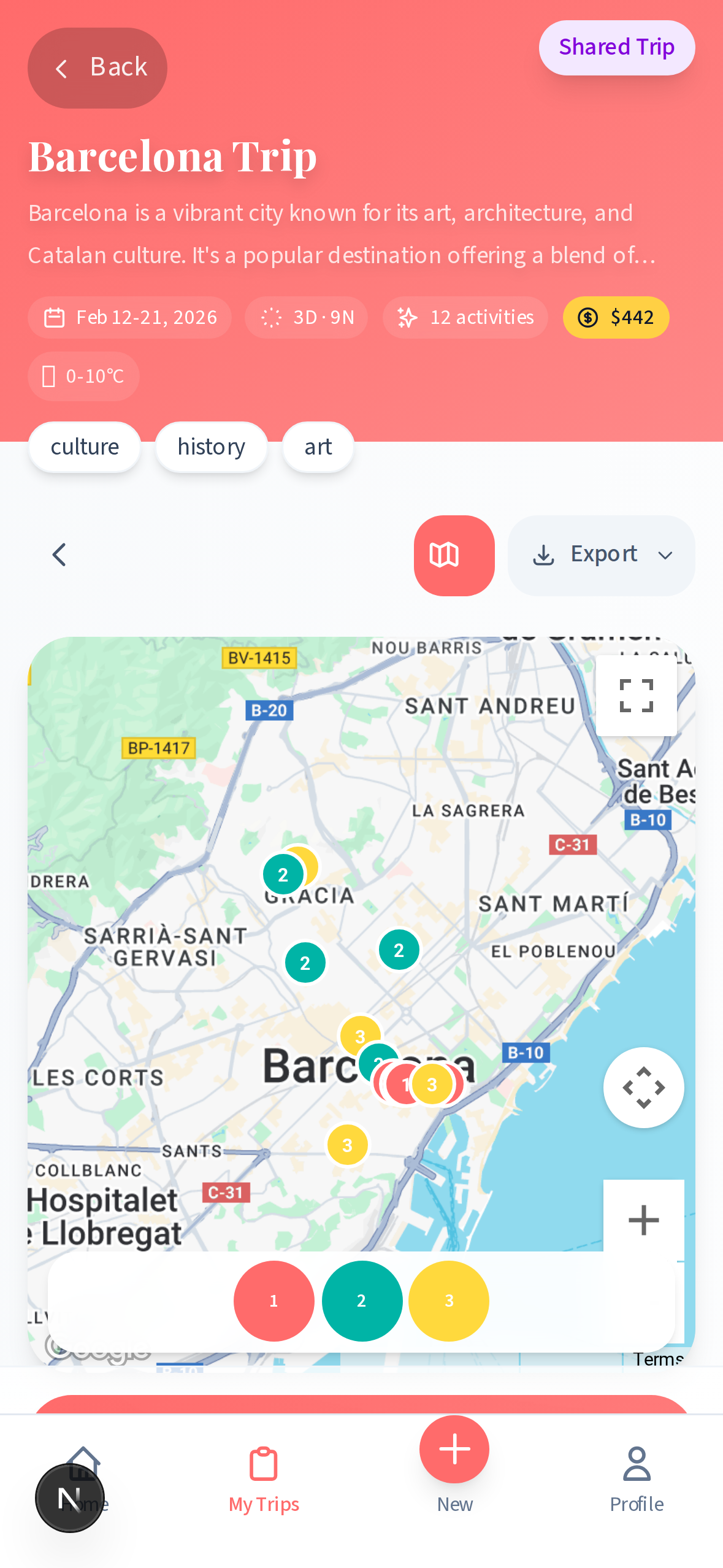 App screenshot